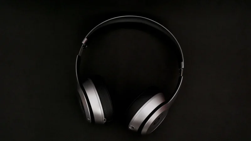(Black) Foldable bluetooth 5.0 Headphone Wireless Sport Super Bass Stereo Music Earphone Computer Gaming Headset With TF Card Socket