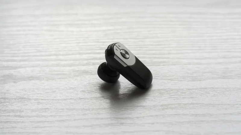 (Black) Mini In-Ear TWS Earphones 3D Stereo Headphone Wireless Noise Cancelling Waterproof Earbuds Headsets