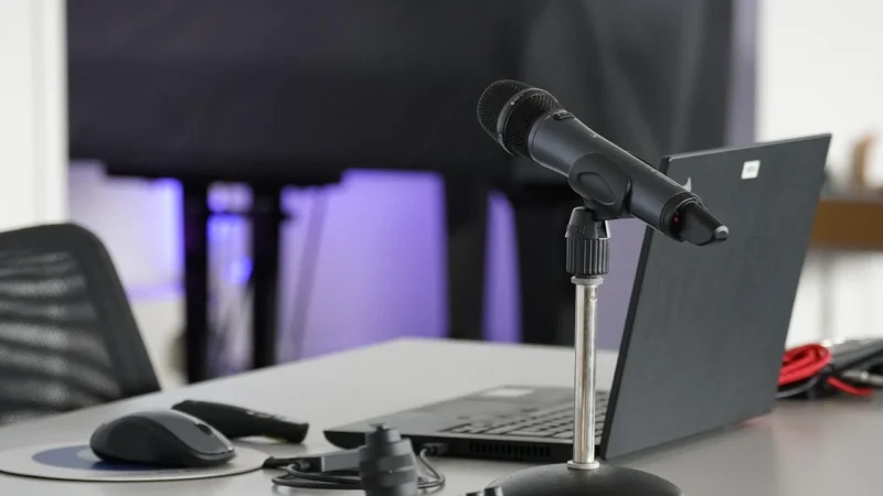 D3000 Headset Desktop Computer Headset 85DB Hearing Protection Headset Noise Reduction Microphone