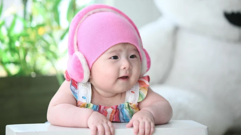 (pink) NEW Pop It Decompression Kids Headset Toy Fidget Wireless Headphone