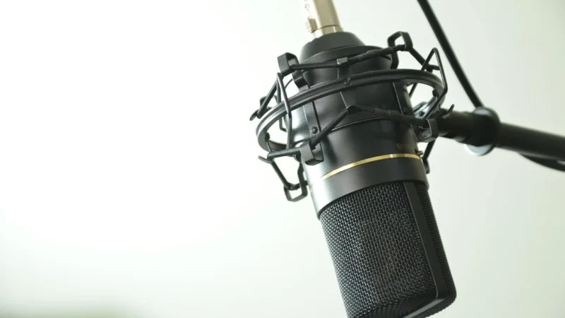 USB Condenser Microphone Wired Cardioid Pickup Pattern Mic